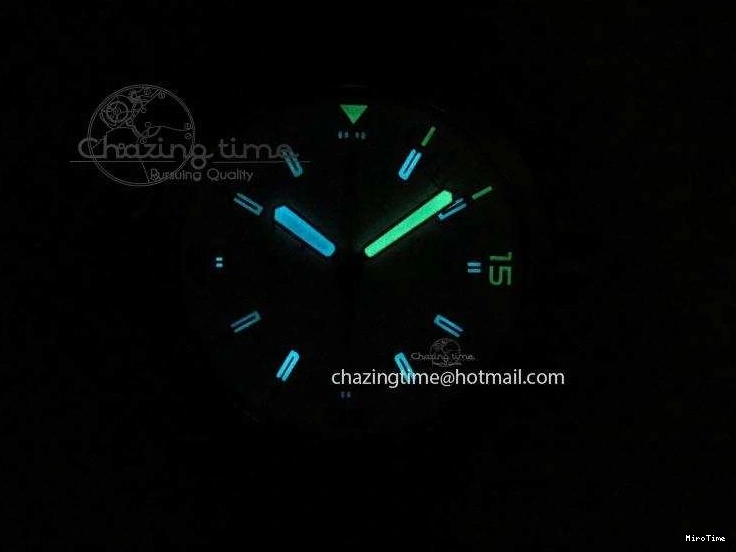 MIROTIME 0225 Aquatimer Chrono IW376803 V6F 1:1 Best Edition Black Dial On Rubber Strap A Stretchable 7280